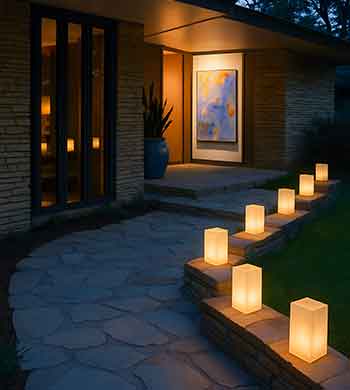 christmas luminaries Image